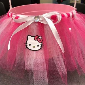 Made2order Hello Kitty tutu basket